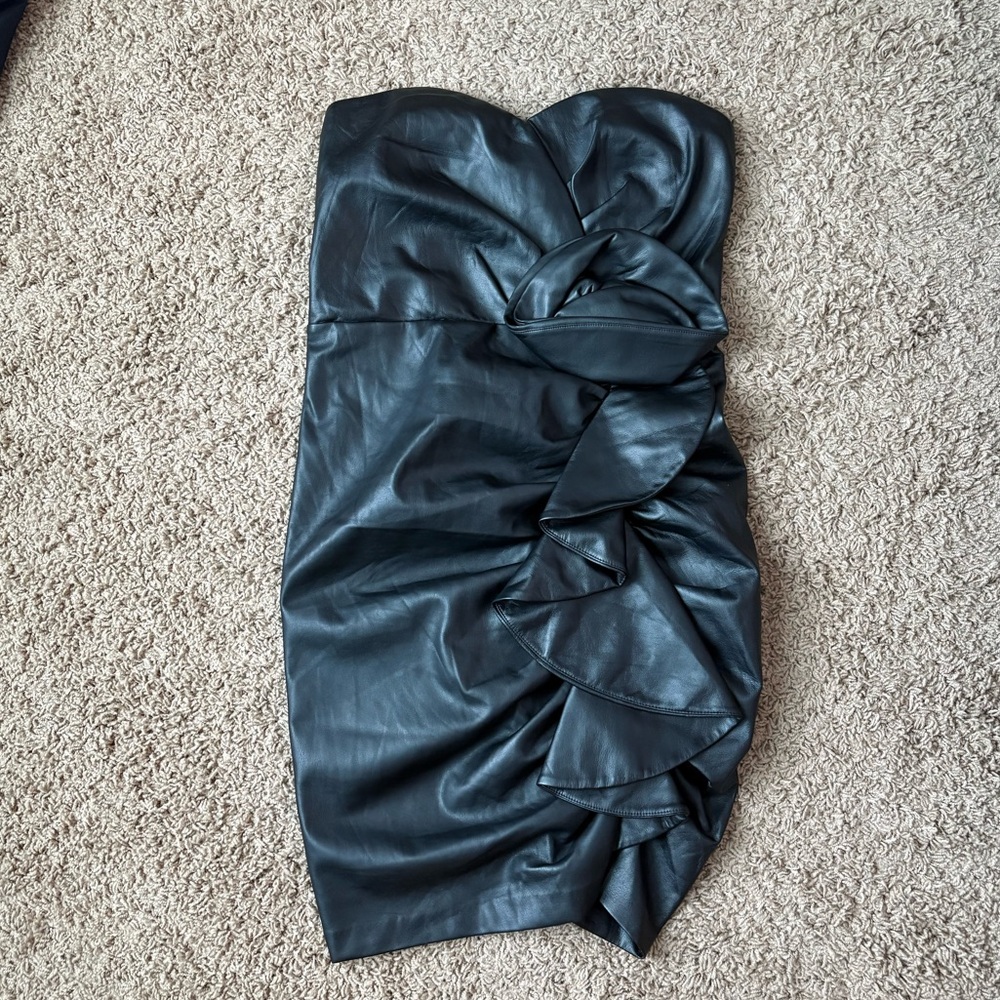 EXPRESS FAKE LEATHER DRESS
